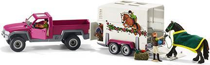 Schleich Pick-up with horse trailer