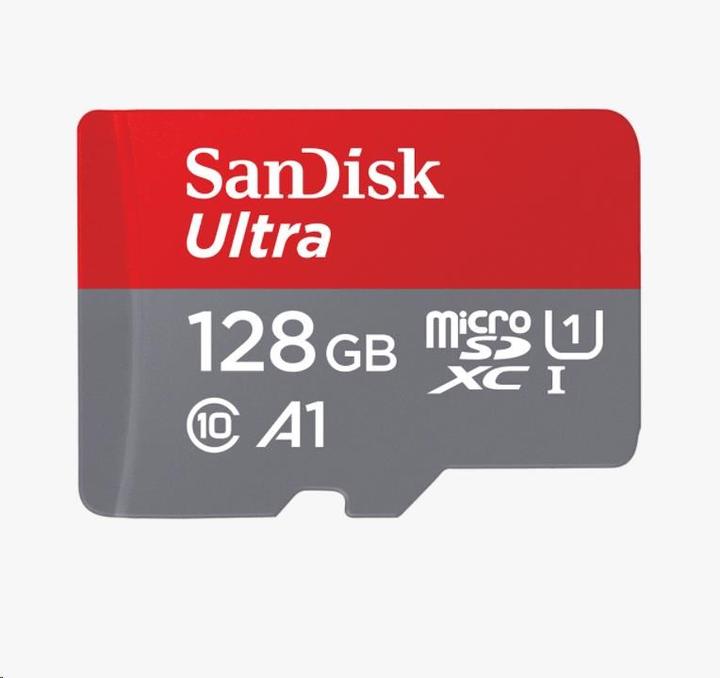 Image du produit SANDISK Ultra Lite microSDXC Ad. 128GB 100MB/s (128 Go, microSDXC, U1, UHS-I)
