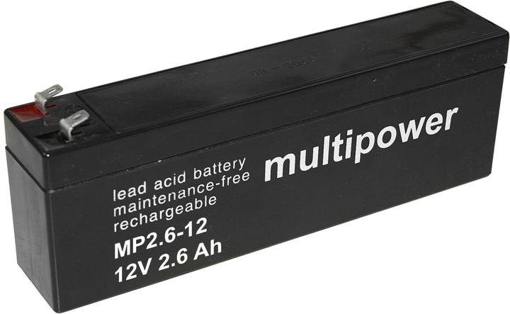 Produktbild Multipower MP2,6-12 2,6Ah USV-Batterie (12 V, 2.60 Ah)