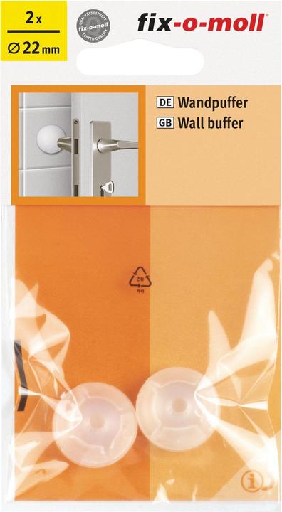 Fix-o-moll Türpuffer (2 Stück, Ø 2.5 cm)