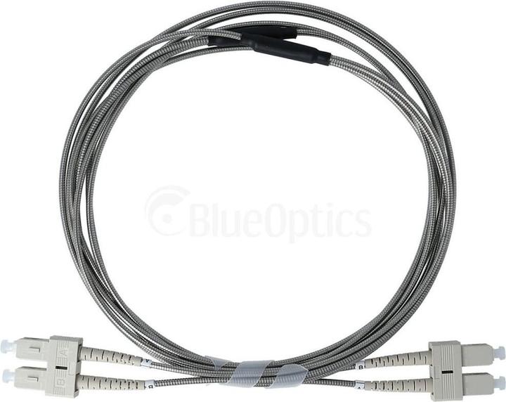 Actual product image BlueOptics Steel-reinforced duplex fibre optic patch cable SC-SC Multimode OM3 7.5 metres (7.50 m)