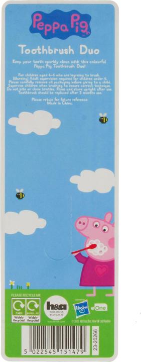 Actual product image Peppa Pig Zahnbürsten-Duo (2x)