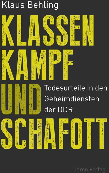 Produktbild Klassenkampf und Schafott (Deutsch, Klaus Behling, 2018)