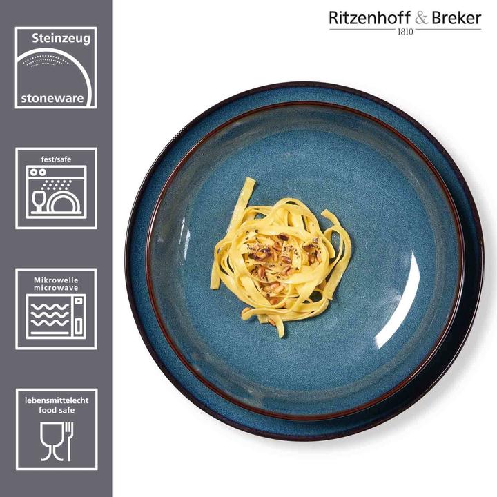 Actual product image Ritzenhoff & Breker Speiseservice 8tlg. blau (8 pcs.)