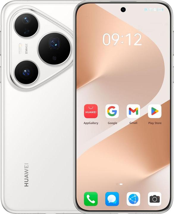 Produktbild Huawei P80 Pro weiss (512 GB, Glazed White, White, 6.80", Dual SIM, 4G)