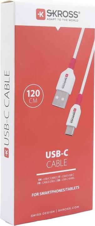 Actual product image Skross USB Type-C cable (1.20 m, USB 2.0, 36 W)