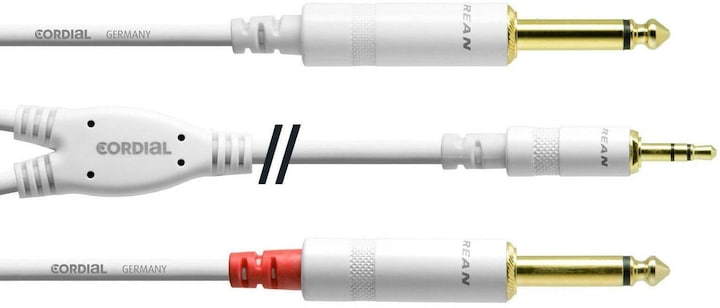 3.5mm jack - 6.3mm jack (1.50 m, 3.5mm jack (AUX), 6.3mm jack)