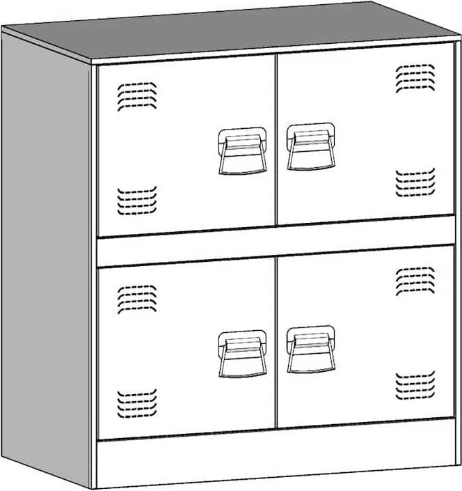 Produktbild vidaXL Sideboard (67 x 39 x 73 cm)