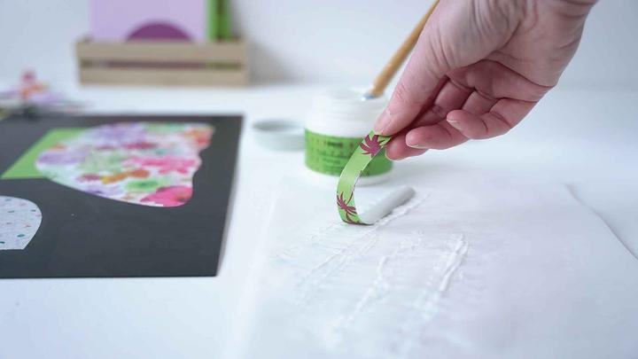 Actual product image Kreul 48251 - Art Potch Decoupage glue and varnish silk matt, 150 ml, water-based, dries quickly (150 ml)