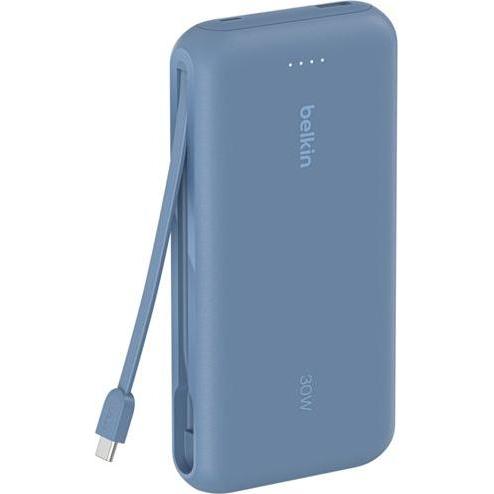 Thumbnail - Belkin Powerbank 20.000mAh blau 30W integr.USB-C Kab. BPB024hqBL, Powerbank, Blau