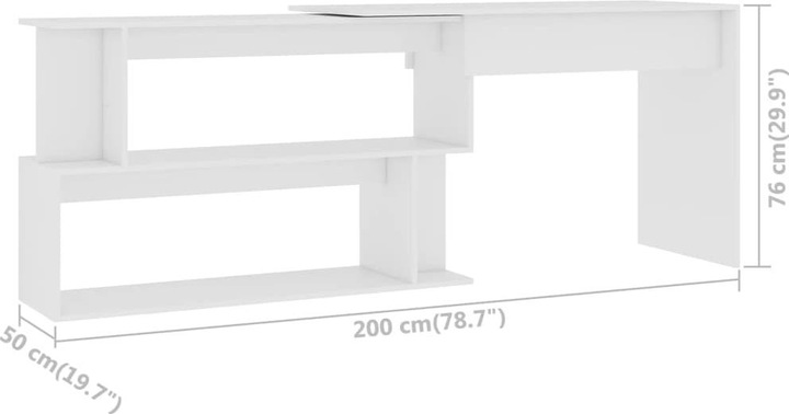 Actual product image VidaXL Titos (200 x 50 x 76 cm)