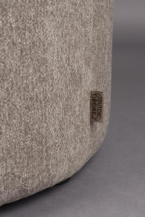 Image du produit Dutchbone Rocca Pouf Cappuccino