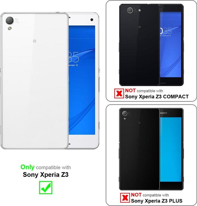 Image du produit Cadorabo Coque pour Sony Xperia Z3 universel avec Clip (Sony Xperia Z3)