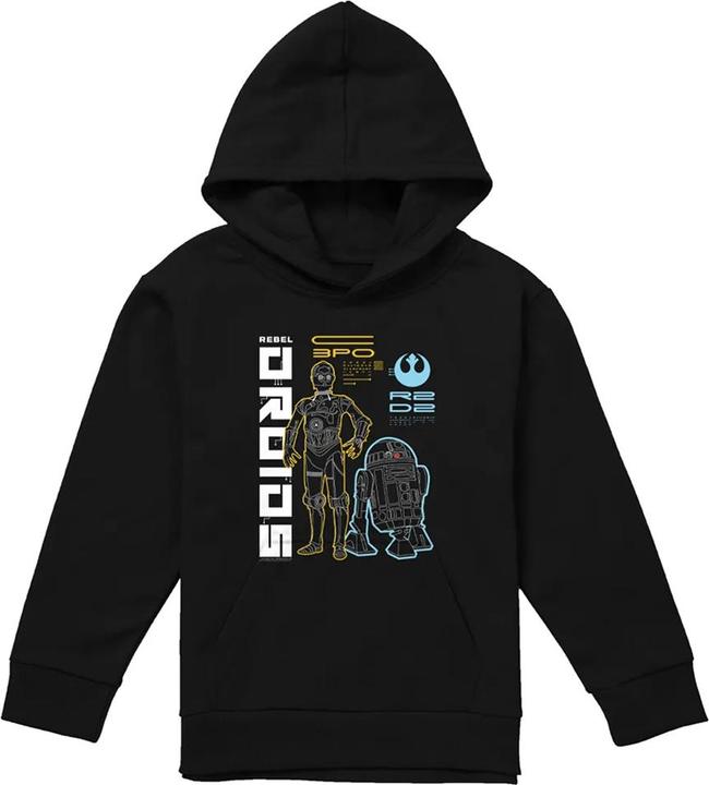 Produktbild Star Wars Rebel Droids Kapuzenpullover (128)