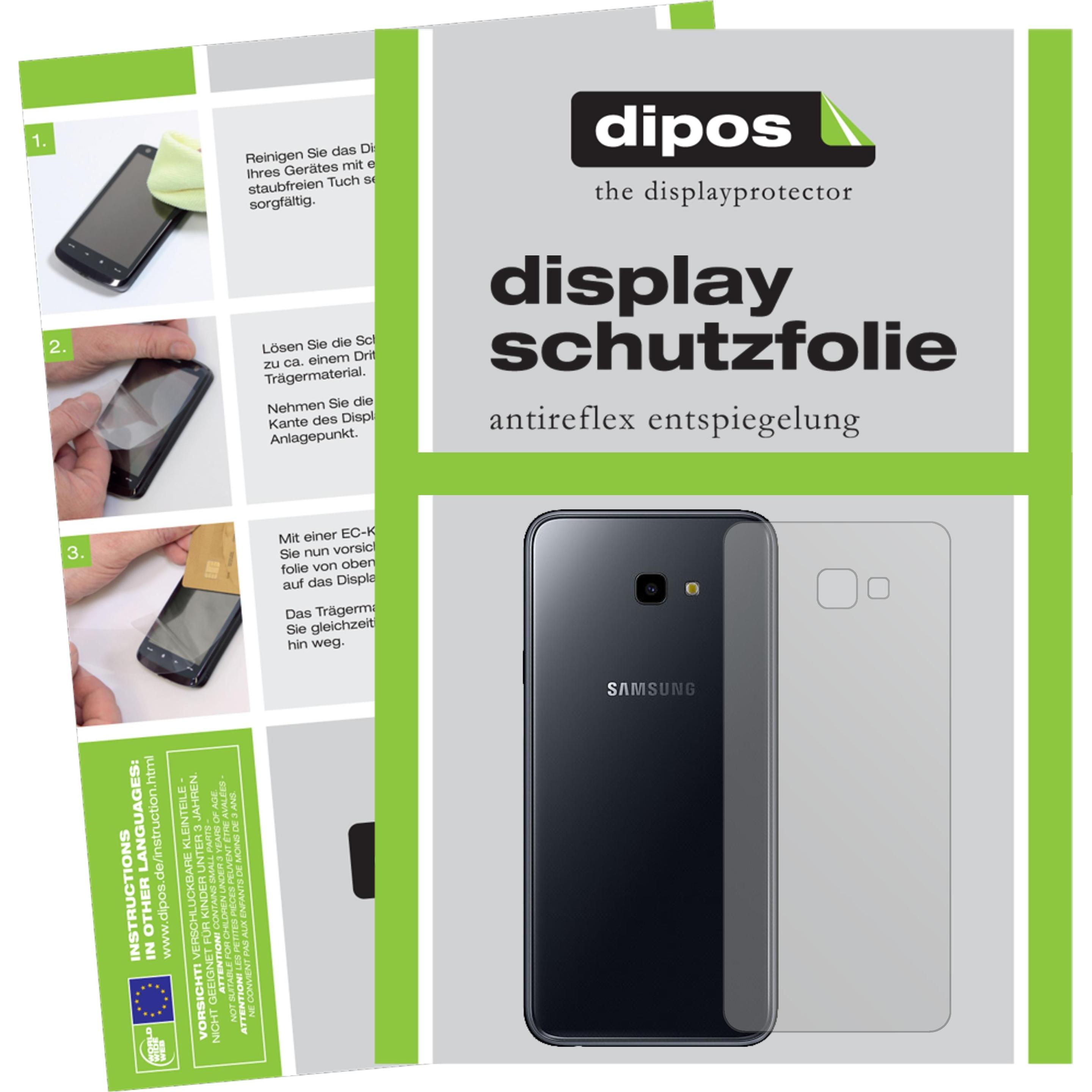 Dipos Displayschutzfolie Antireflex (1 Stück, Samsung Galaxy J4+), Smartphone Schutzfolie, Transparent