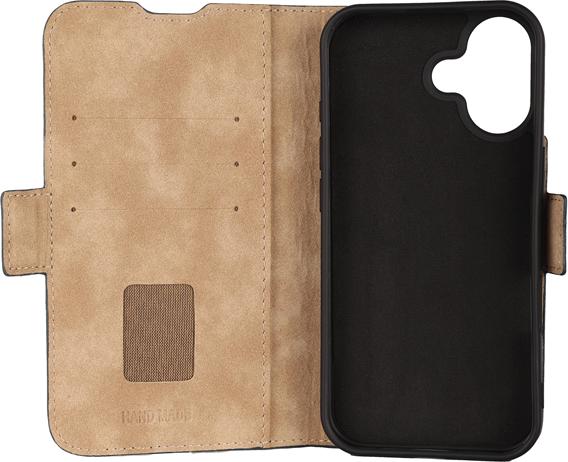 Produktbild Mike Galeli Book-Cover Leder Fabio black (Apple iPhone 17)