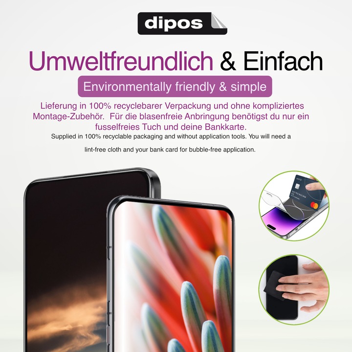 Produktbild Dipos Schutzfolie Klar für E-Ten Glofiish X600 (1 Stück)
