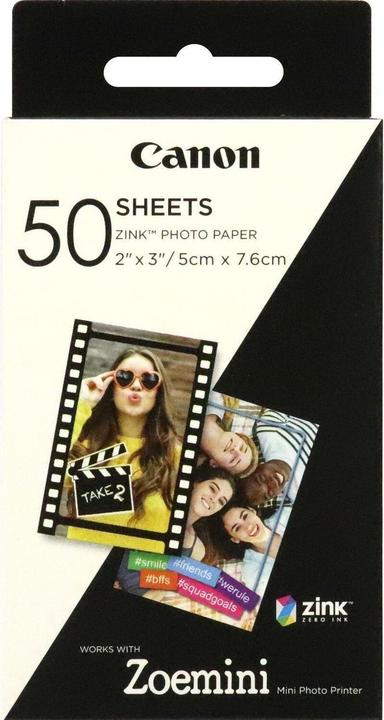 Actual product image Canon Zinc ZP-2030 (Photo (5x7.6cm), 50 pcs.)