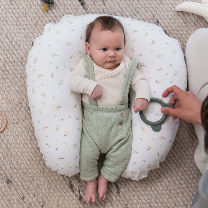 Actual product image Doomoo Softy Nursing Pillow, flower yellow