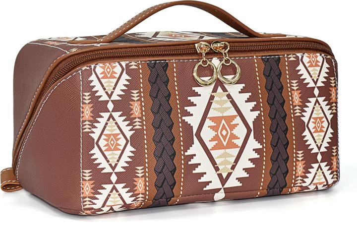 Produktbild Only-Bags.Store Ethnischer Stil Kosmetiktasche, tragbare Reisekosmetiktasche, Toilette Waschmaschine Veranstalter