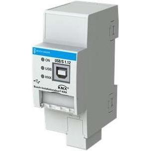 Busch-Jaeger BJ USB/S1.12 Schnittstelle USB KNX, Taster + Schalter, Grau