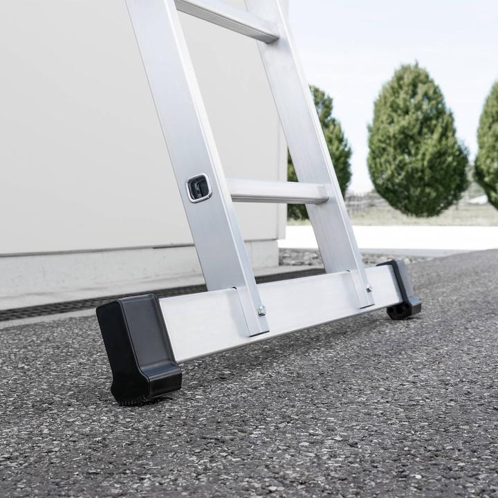 Actual product image Günzburger Rung single ladder 350 mm wide with standard crossbar 16 rungs (Single ladder, 470 cm)