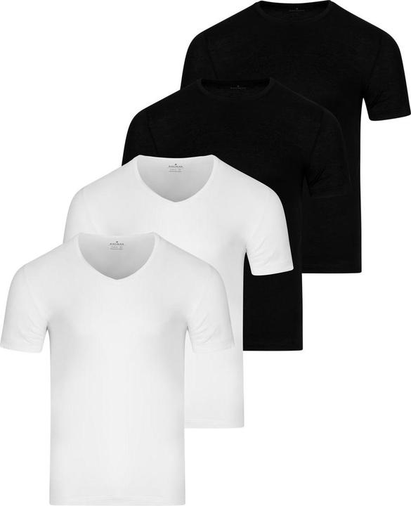 Image du produit Ragman 4er Pack Basic Unterhemd / Shirt Kurzarm (XXL)
