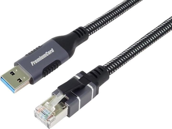Actual product image PremiumCord Ethernetový kabel USB3.2 na LAN RJ45 10/100/1000, 1m (1 m)