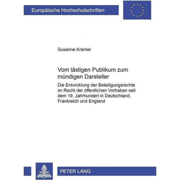 Vom lästigen Publikum zum mündigen Darsteller, Fachbücher von Susanne Kramer