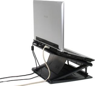 Actual product image Hamlet XTMS100 Tiramisu Notebook stand Black