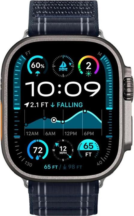 Actual product image Spigen WBF0 Apple Watch (44/45mm) / Watch 10/11 (46mm) / Ultra (49mm) Band Navy (Fabric, Nylon, Plastic)