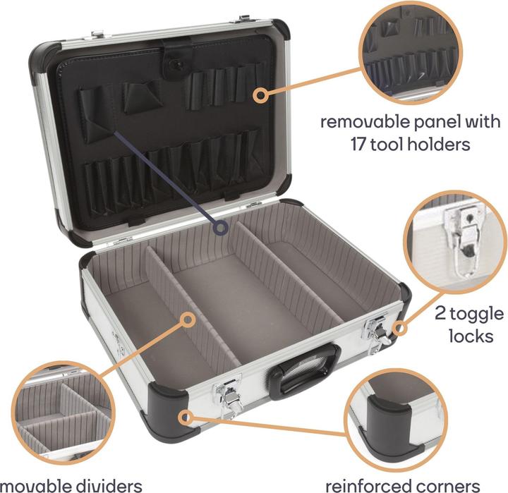 Image du produit Perel Coffret à outils universel unbes