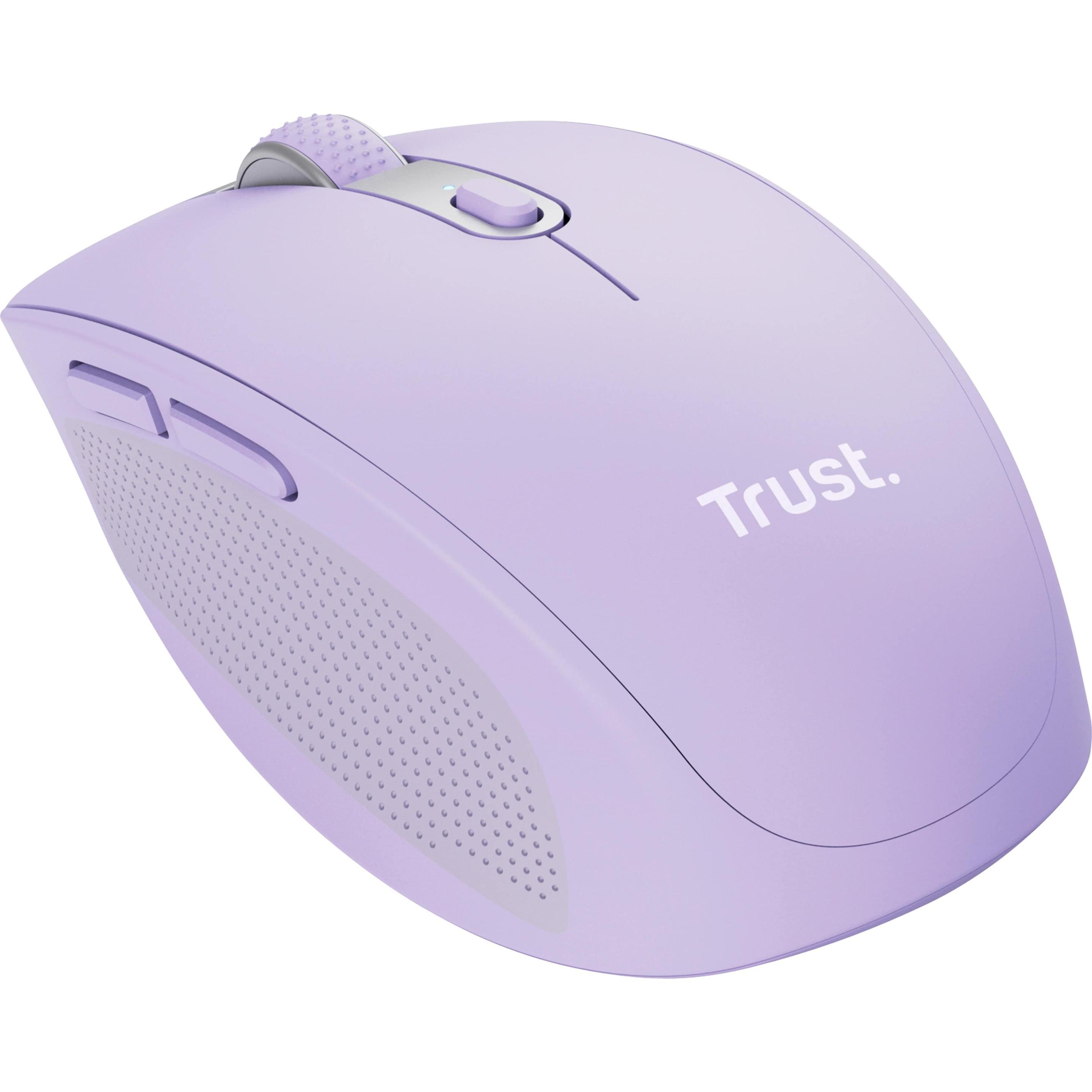 Thumbnail - Trust Ozaa Compact Wireless (Kabellos), Maus, Violett