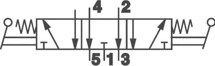 Actual product image Norgren Mechanically operated pneumatic valve X3347802 Housing material Alumini