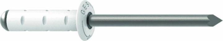 Image du produit Gesipa Rivets Poly Grip tête plate 4.0x17 alu/inox RAL 9010