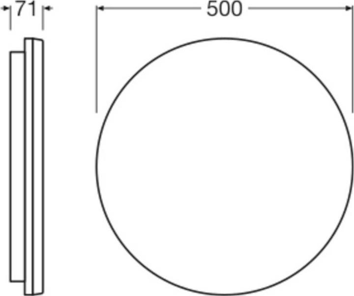 Actual product image Ledvance SF FLAT RATE RD 500 P 27W (3780 lm)