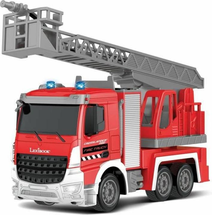 Image du produit Lexibook Camion de pompiers télécommandé CROSSLANDER PRO avec échelle, pulvérisateur d'eau, effets sonores