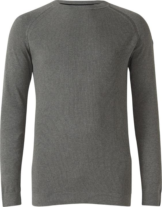 Produktbild s.Oliver Strickpullover Strickpullover mit Raglanärmeln und Logo-Patch (XXL)