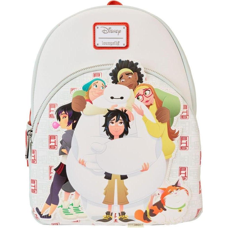 Loungefly, Kindergartentasche, Disney: Big Hero 6 - 10th Anniversary - Baymax Gang Mini Backpack