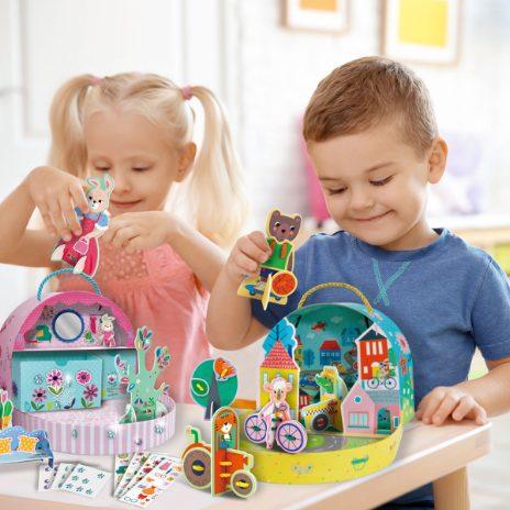 Thumbnail - Avenir Little Hands' Play Box - Miss Bunny's Home (58CH231916)