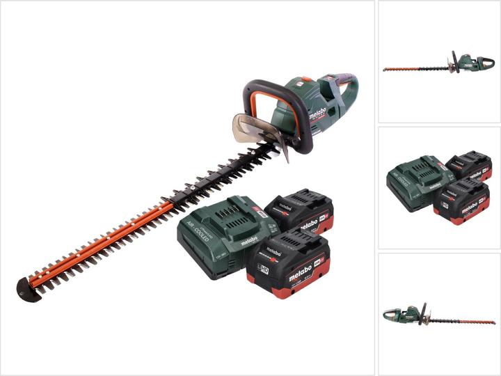 Metabo HS 18 LTX BL 75 cordless hedge trimmer 18 V 75 cm brushless + 2x battery 8.0 Ah + charger