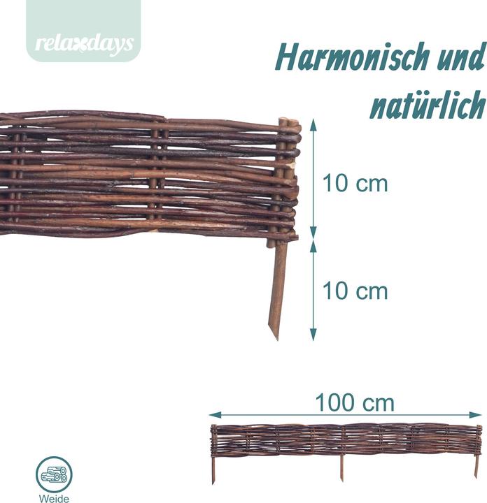 Actual product image Relaxdays flowerbed edging (1 cm)
