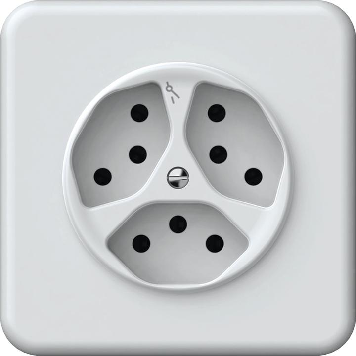 Produktbild Steffen ORIGIN UP-Steckdose 3xT13 (1x getrennt) QuickConnect ws