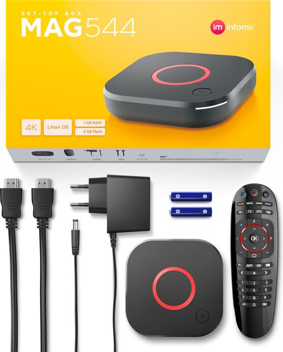 Actual product image infomir MAG 544 (4 GB, Linux)