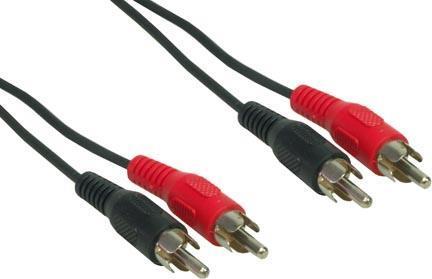 EP Câble audio stéréo 2 RCA mâles - 2 RCA mâles 20m (20 m, RCA)