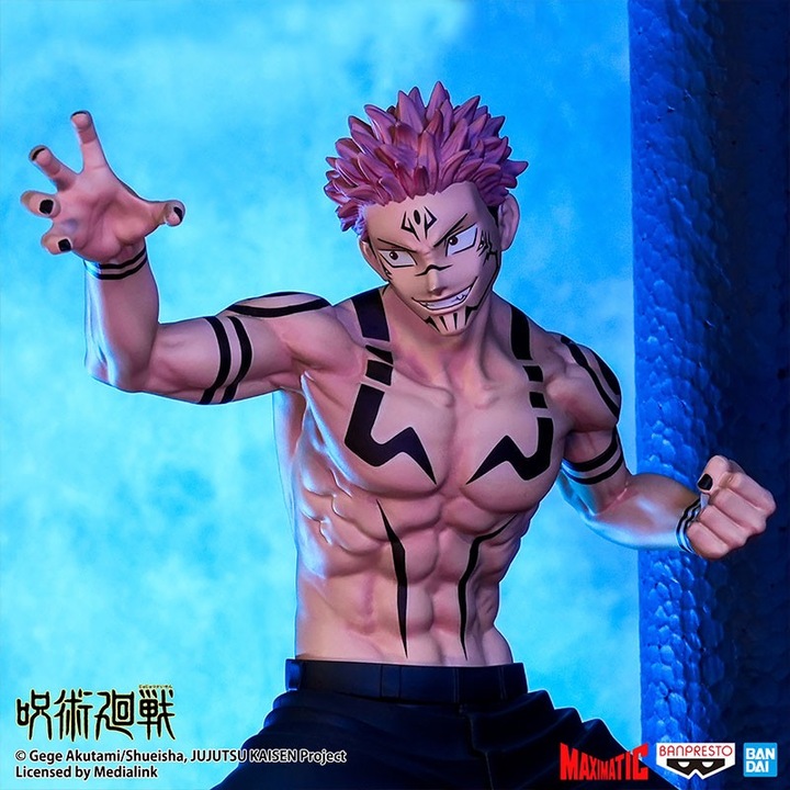 Actual product image Banpresto Jujutsu Kaisen Maximatic The Sukuna 21cm