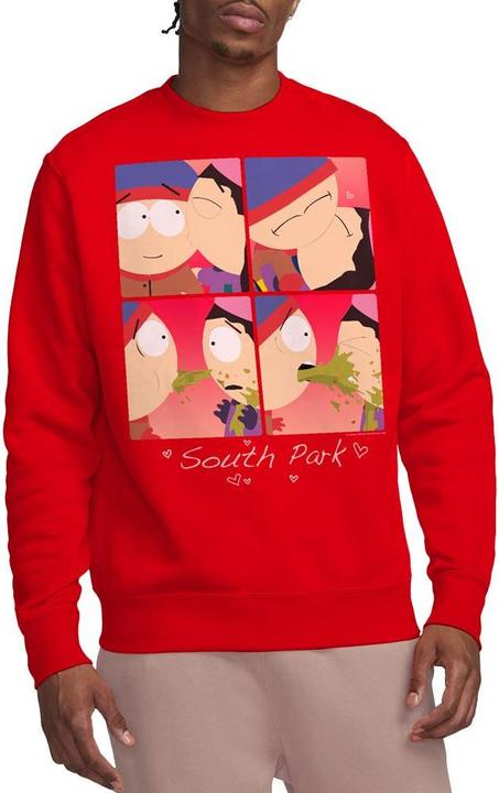 Actual product image Ubisoft Unisex Adult Kyle & Wendy Squares Valentine's Day Sweatshirt (XXL)