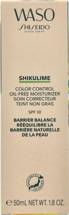 Immagine prodotto Shiseido Waso - Shikulime Color Control Crema idratante priva di olio (50 ml, Crema da giorno, SPF 30)