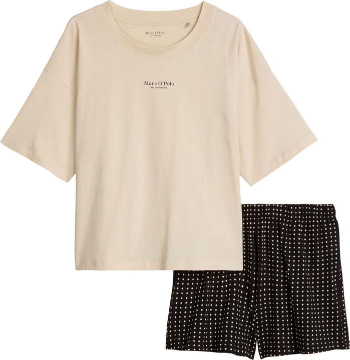 Black Geo Print, French Oak