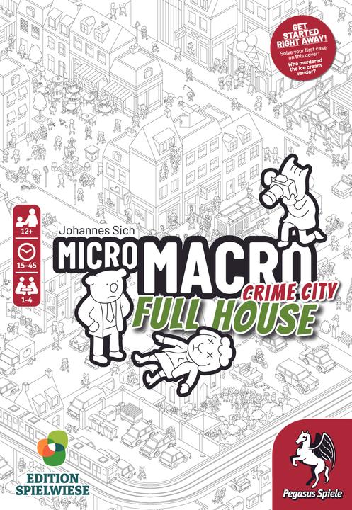 Produktbild Pegasus MicroMacro: Crime City 2 Full House Edition Spielwiese (Englisch)